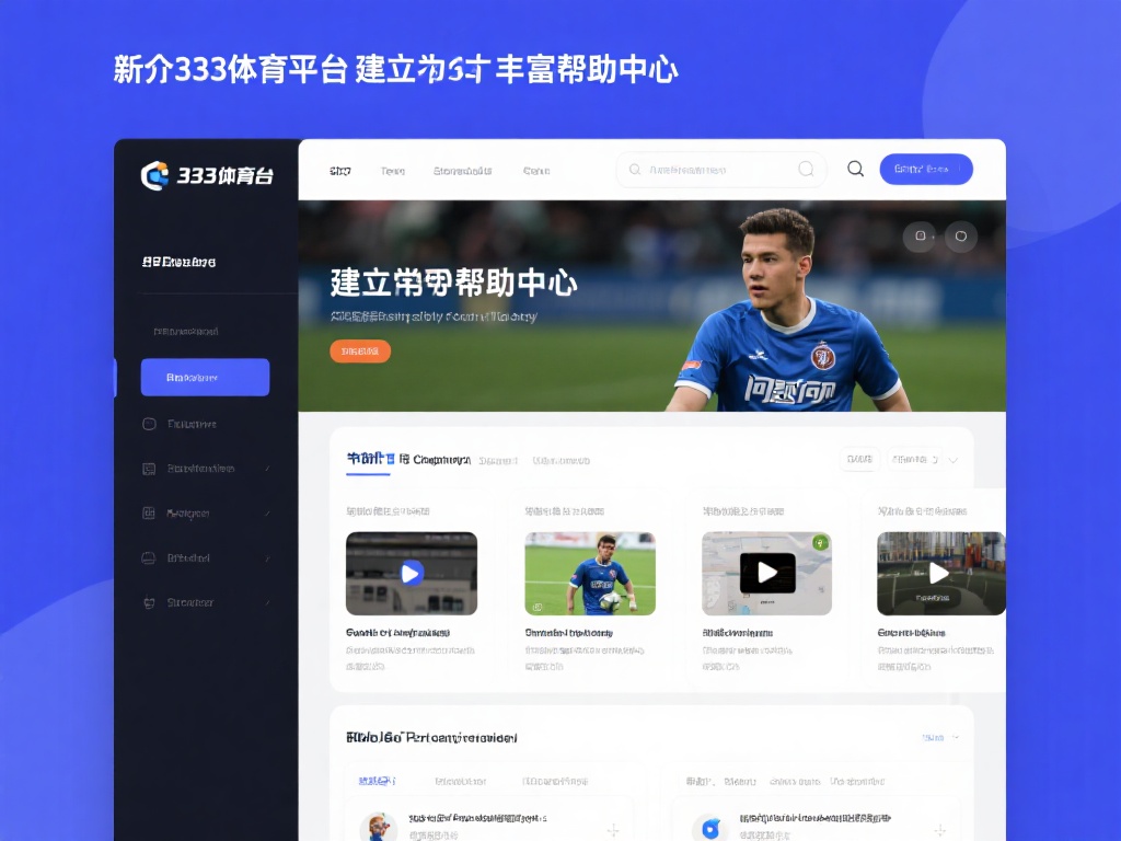 此外，333体育平台还建立了一个丰富的帮助中心。用